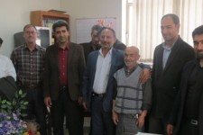 مراسم تجلیل ازکارمند بازنشسته اداره فرهنگ وارشاداسلامی