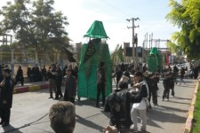 اسلام آبادغرب غرق ماتم سالار شهیدان/ عزاداری سوگواران در عاشورای حسینی