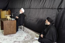 دیدار آیت الله محمدی عراقی با امام جمعه و رؤسای ادارات شهرستان اسلام آبادغرب
