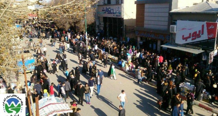 حال و هوای بازار شب عید در اسلام آبادغرب