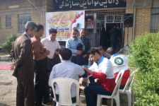 برگزاری ایستگاه سلامت ویژه فرهنگیان در اسلام آبادغرب+عکس
