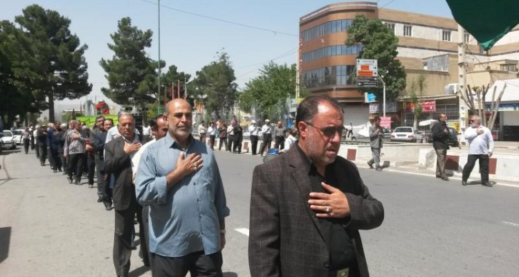 برگزاری مراسم عزاداری سالروز رحلت امام خمینی(ره) در اسلام آبادغرب