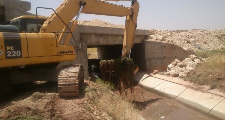 لایروبی سراب کمره علیاء وکانال آبرسانی سد شیان در اسلام آبادغرب