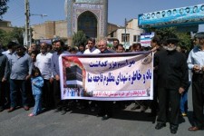 راهپیمایی نمازگزاران اسلام آبادغرب علیه جنایات آل سعود