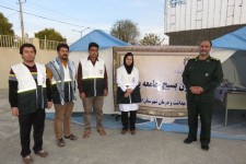 بازدید فرمانده سپاه شهرستان اسلام آبادغرب از مرکز بهداشتی درمانی حمیل