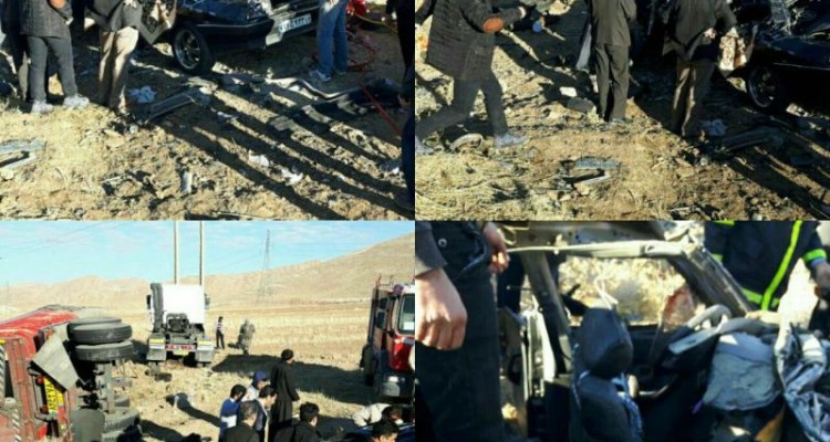 حادثه رانندگی در محور حمیل به اسلام آبادغرب ۲ کشته و زخمی برجای گذاشت+تصویر