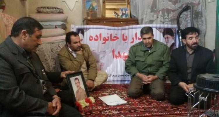 دیدار با خانواده معظم شهدای اهل سنت در اسلام آبادغرب