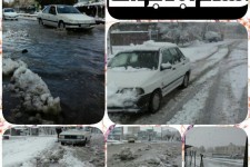 ده سانت برف چالش بزرگ مدیران اسلام آبادغرب !