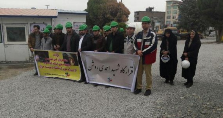 تصاویری از بازدید دانشجویان از پروژه مترو کرمانشاه