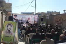 مراسم آبروی محله یادواره شهیدمدافع حرم حاج خیرالله احمدی فرد در اسلام آبادغرب برگزار شد+تصاویر