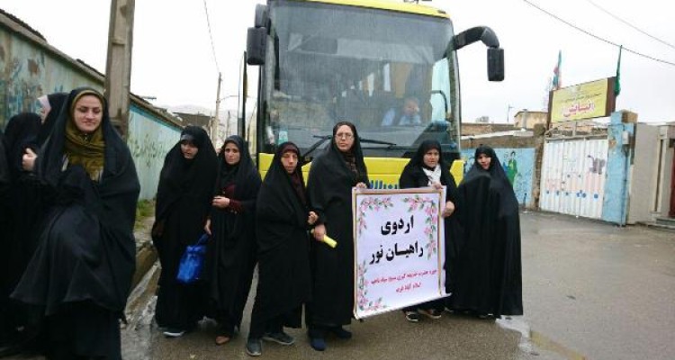  اعزام خواهران بسیجی شهرستان اسلام آبادغرب به اردوی راهیان نور