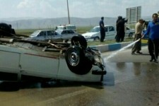 واژگونی پیکان در اسلام آبادغرب+عکس