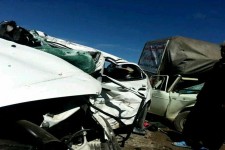 برخورد 206 با وانت پیکان در جاده حمیل-ایلام ۳ کشته برجای گذاشت + عکس