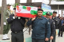 مراسم تشییع پیکر شهید والامقام سالار زاهدی پور در اسلام آبادغرب برگزار شد