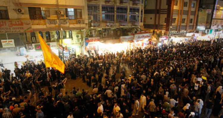 عزاداری خیابانی مردم کاظمین/تصاویر