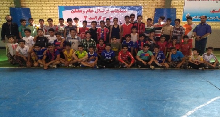 برگزاری مسابقات فوتسال جام رمضان در اسلام آبادغرب+تصاویر