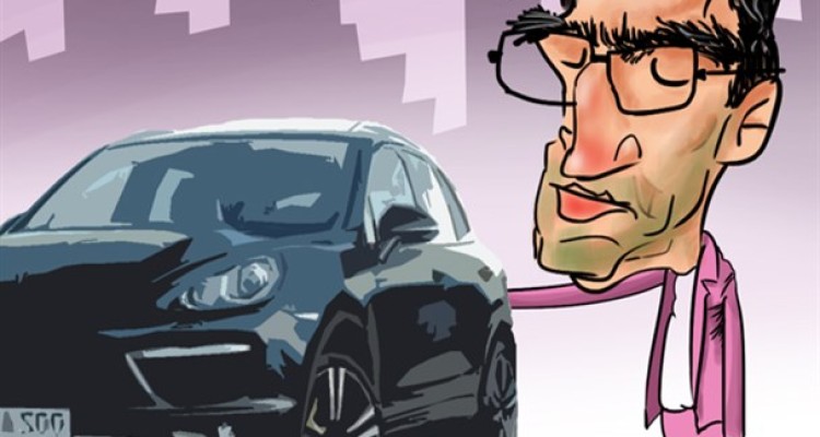 از پورشه سواری وزیر بهداشت تا پراید سواری مردم/کاریکاتور