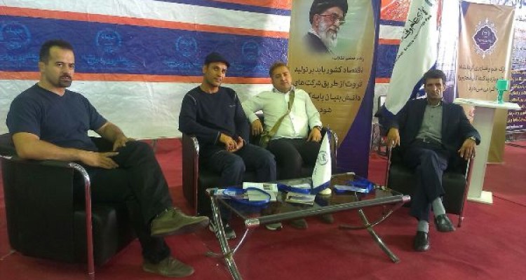 حضور فعال 2 واحد فناور مرکز رشد شهرستان اسلام آباد غرب در نمایشگاه بین المللی فناوری های نوین شهری 