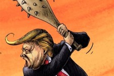  تلاش ترامپ برای نابودی برجام/کارتون