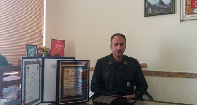 مدیر دفتر فرماندهی سپاه اسلام آبادغرب تجلیل گردید+تصاویر