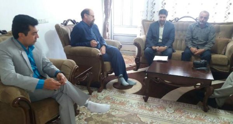 دیدار و سرکشی از خانواده شهید علی مردان اعظمی از شهدای جهادگر اسلام آبادغرب