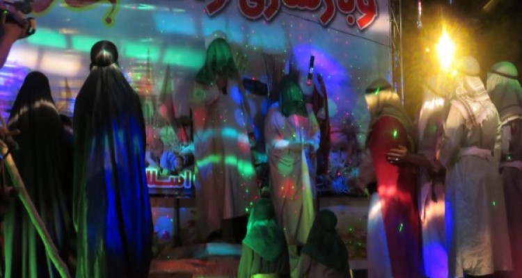 برپایی جشن و بازسازی واقعه بزرگ غدیر در اسلام آبادغرب+ تصاویر