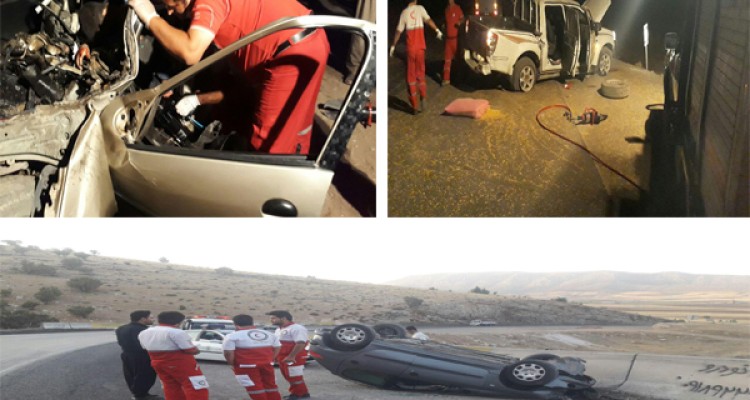 حادثه رانندگی در محور حمیل به اسلام آبادغرب یک کشته برجای گذاشت + تصاویر