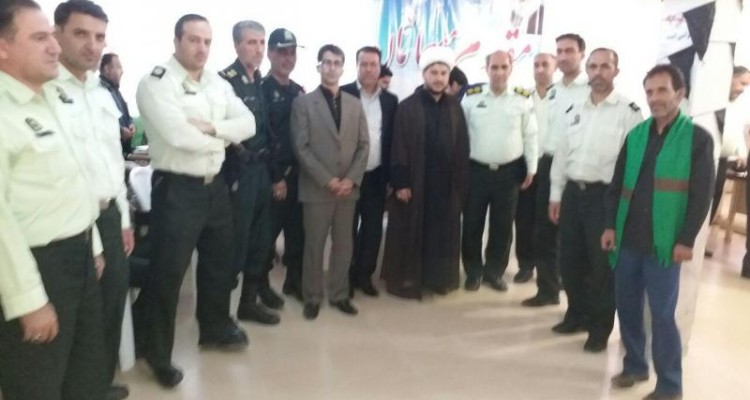 مسابقه تیراندازی بین سبز پوشان نیروی انتظامی در اسلام آبادغرب