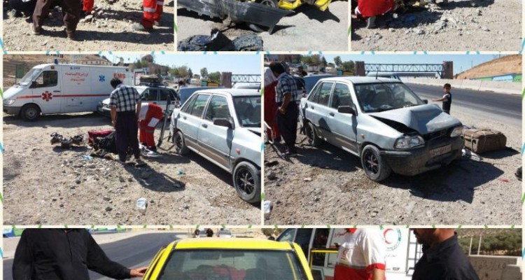 حادثه رانندگی در محور اسلام آبادغرب به کرمانشاه 3 مصدوم برجای گذاشت + تصاویر