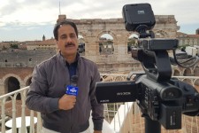 پشت صحنه مصاحبه معصومی‌نژاد 170 سانتی متری با معنوی‌نژاد 202 سانتی متری + فیلم و عکس 