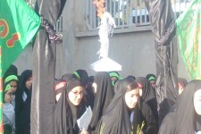 اعزام دانش آموزان بسیجی به اردوی راهیان نور در اسلام آبادغرب+تصاویر