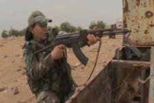 تمرینات نظامی زنان ارتش سوریه + فیلم 