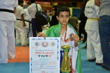 کسب مدال برنز مسابقات بين المللي شين كاراته توسط نونهال اسلام آبادي+عکس