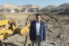 آغاز عملیات احداث راه دسترسی مسکن مهر اسلام آبادغرب