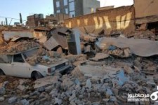 خرابی های زلزله در سر پل ذهاب