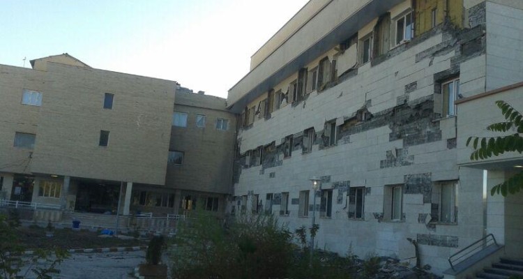 پیمانکار بیمارستان تخریب شده سرپل ذهاب هم بازداشت شد