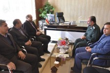 دیدار فرماندار اسلام آبادغرب با فرمانده ناحیه مقاومت بسیج شهرستان+عکس