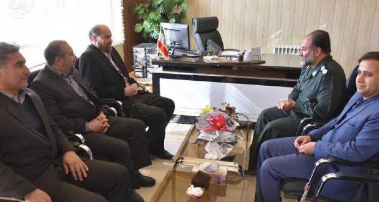 دیدار فرماندار اسلام آبادغرب با فرمانده ناحیه مقاومت بسیج شهرستان+عکس