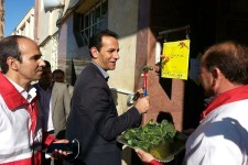 مانور زلزله و ایمنی با شعار مدرسه ایمن_جامعه تاب آور در اسلام آبادغرب برگزار شد+عکس