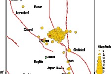 هجدک؛ هر ۱۱ دقیقه یک زلزله، ازگله؛ هر ۱۰ دقیقه یک زلزله