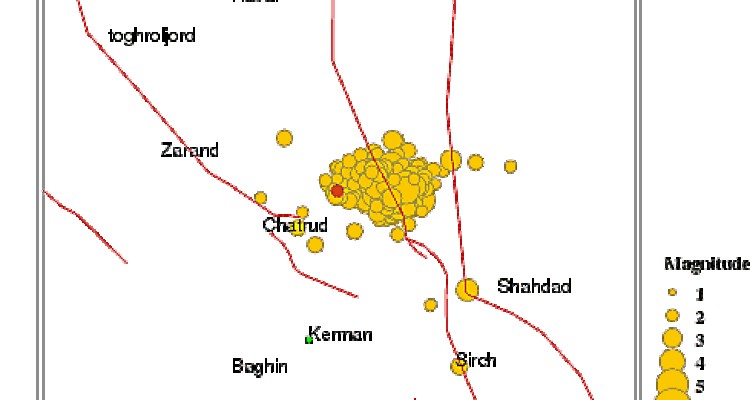 هجدک؛ هر ۱۱ دقیقه یک زلزله، ازگله؛ هر ۱۰ دقیقه یک زلزله