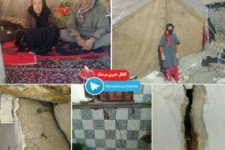 دیوار های ترک خورده کوزران منتظر یک تلنگر تا آوار شدن/ مردمی که در کوچه ها شب را به صبح می رسانند/ چادر نداریم