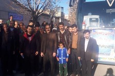 اعزام جمعی از رزمندگان اسلام آبادغرب به اردوی زیارتی مشهد مقدس+عکس