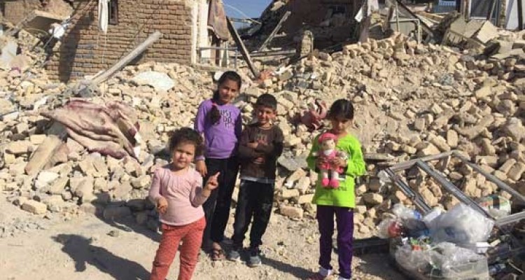 نامه های زیبای بچه های زلزله زده سر پل ذهاب به خدا +فیلم 