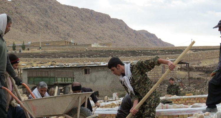 ساخت مسجد  و پایگاه توسط گروه جهادی گروه جهادی امام سجاد (ع) در شهرستان اسلام آباد غرب