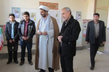 بازدید رئیس اداره تبلیغات اسلامی شهرستان از نمایشگاه محصولات فرهنگی