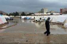 بلایی که 3 روز بارش مستمر باران بر سر زلزله زدگان سرپل ذهاب آورد + فیلم 