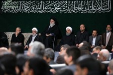 مداحی سعید حدادیان در پنجمین شب عزاداری ایام فاطمیه با حضور رهبر انقلاب + فیلم