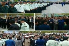 پیکر شهید ایوب اسلامی‌نیا در شهرستان گیلانغرب تشییع شد