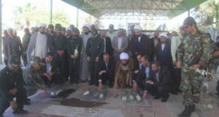 میهمانی لاله ها در گلزار شهدای شهرستان سرپلذهاب + تصاویر